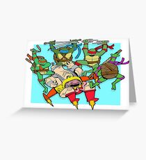 Krang Fight Greeting Card