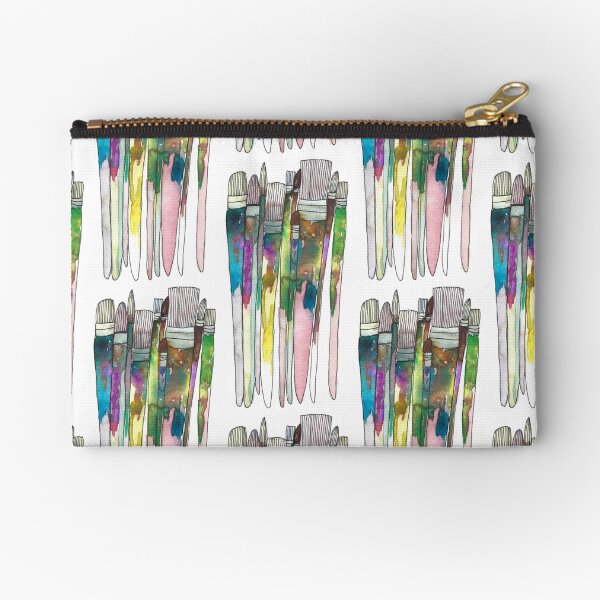 Paintbrushes Zipper Pouch