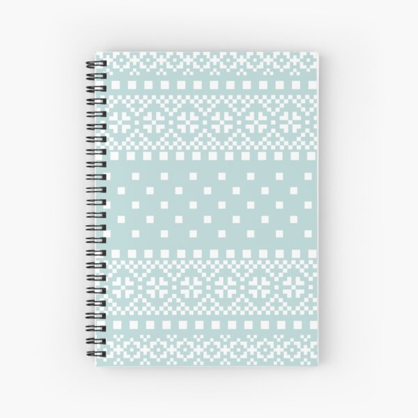 Blue christmas Spiral Notebook