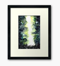 Galaxy Milky Way Sky | Starry Night | Night Sky Framed Print