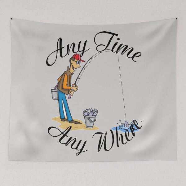 Item preview, Fishing Anytime designed and sold by dodgerfl.