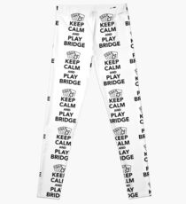 Keep calm and play bridge Leggings