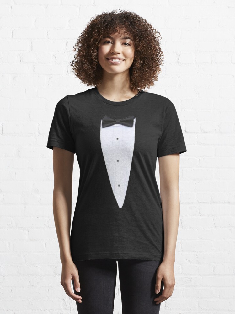 "Tuxedo black tie" T-shirt for Sale by Rivao | Redbubble | tuxedo t ...