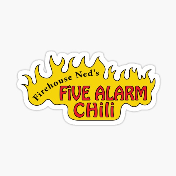 Vista previa del artículo con la obra «Firehouse Ned's Five Alarm Chili», diseñado y vendido por ktmthrs.