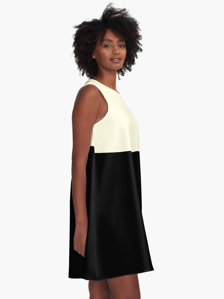 Side Panel Colorblock Dress