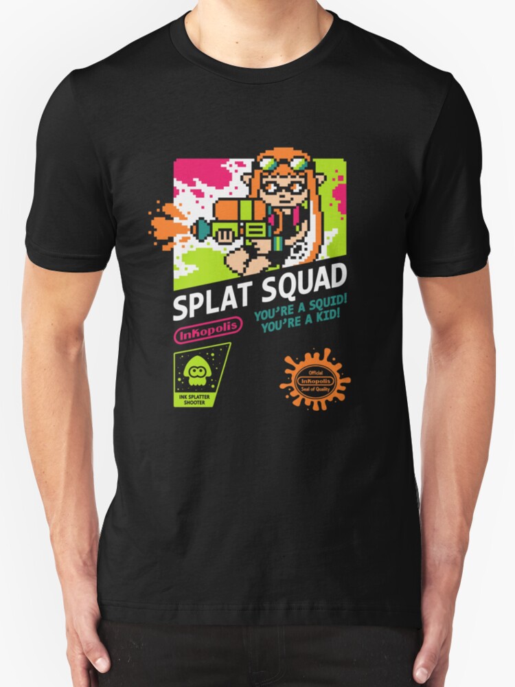 splat colors in t shirts