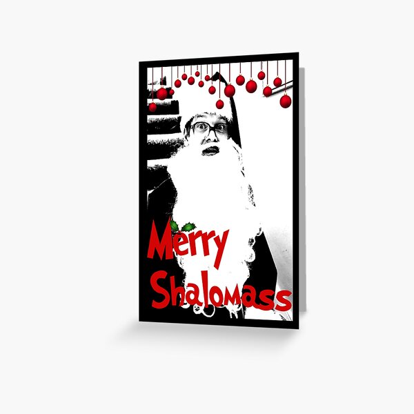 Merry Shalomass Greeting Card