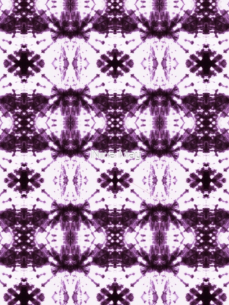 Ikat Shibori Violet by ninabmay