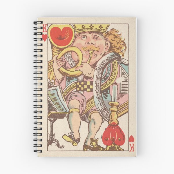 Item preview, Vintage King of Hearts Playing Card (1889) designed and sold by BravuraMedia.