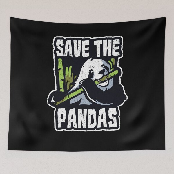 Item preview, Save The Pandas Bear Nature Environment Animal designed and sold by Kieran Abbott.