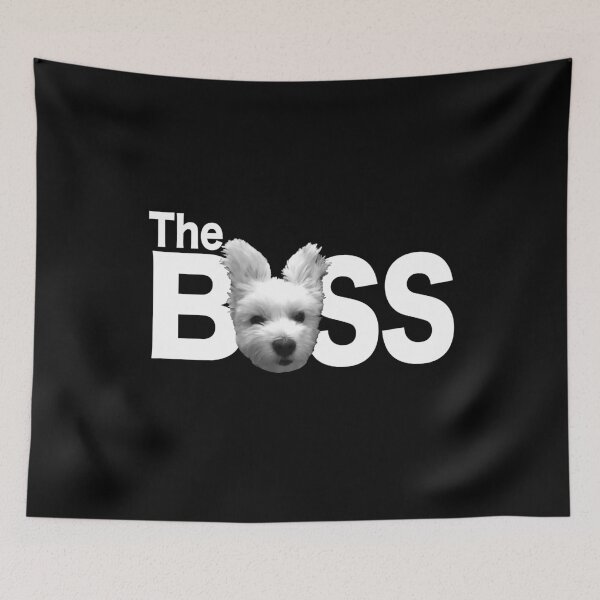 Item preview, The Boss Maltese designed and sold by umeimages.