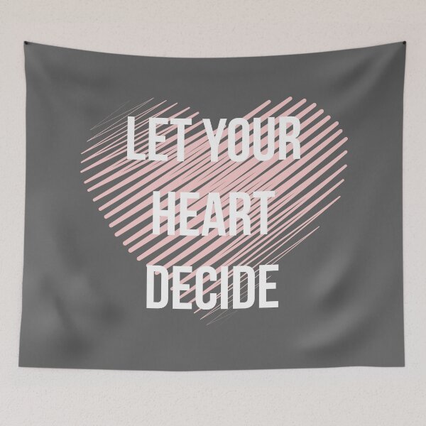 Item preview, Let Your Heart Decide Millennial Pink designed and sold by FandomTrading.