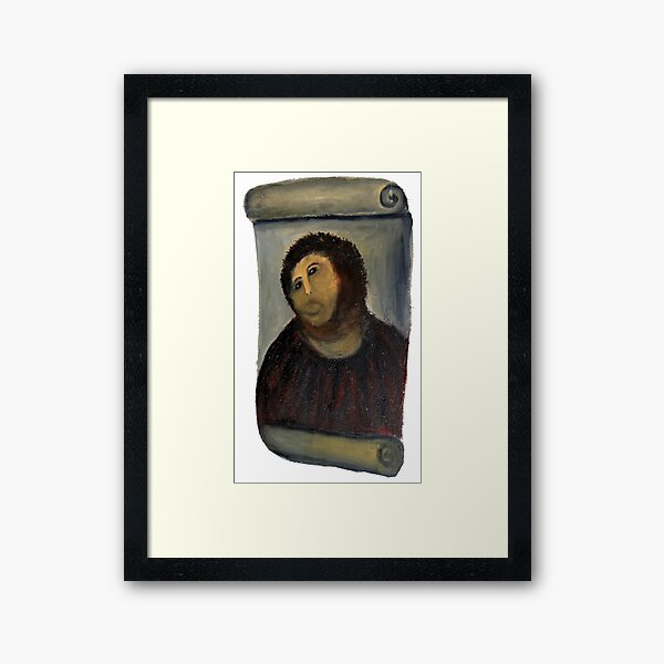 Vista previa del artículo con la obra «Jesús de la patata», diseñado y vendido por Meme Economy.