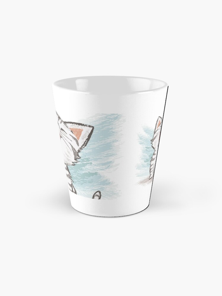 Alternate view of American Shorthair happy Mug