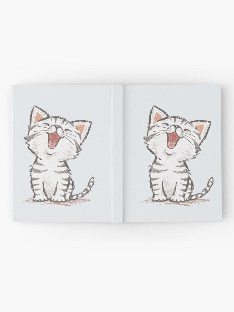 Alternate view of American Shorthair happy Hardcover Journal