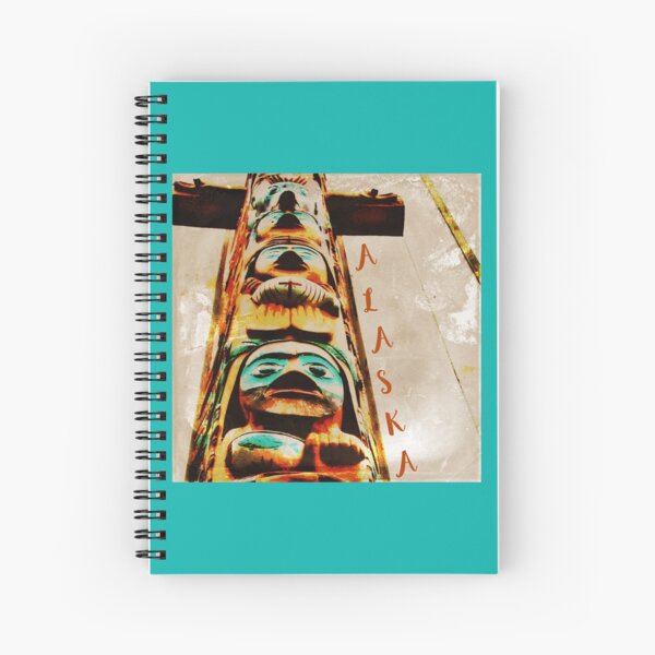Alaska Totem Pole Spiral Notebook