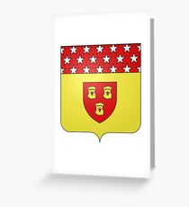 French France Coat of Arms 17799 Blason Nicolas Jean de Dieu Soult Greeting Card