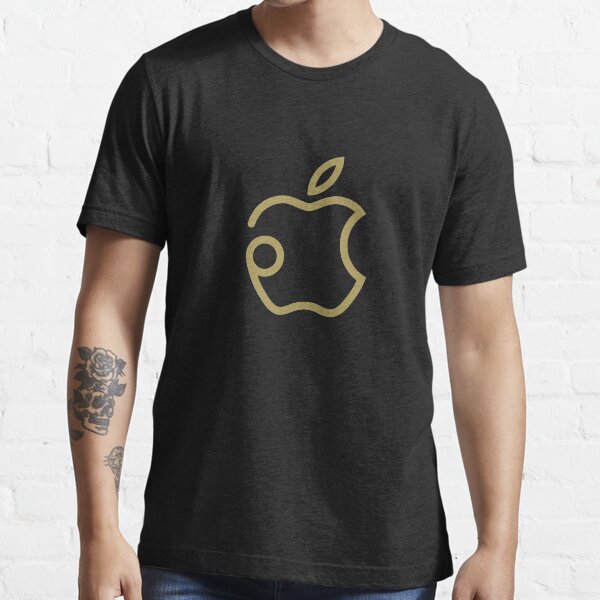 T shirt apple discount logo