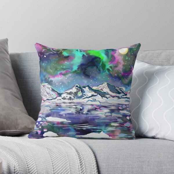 Where once stardust Throw Pillow