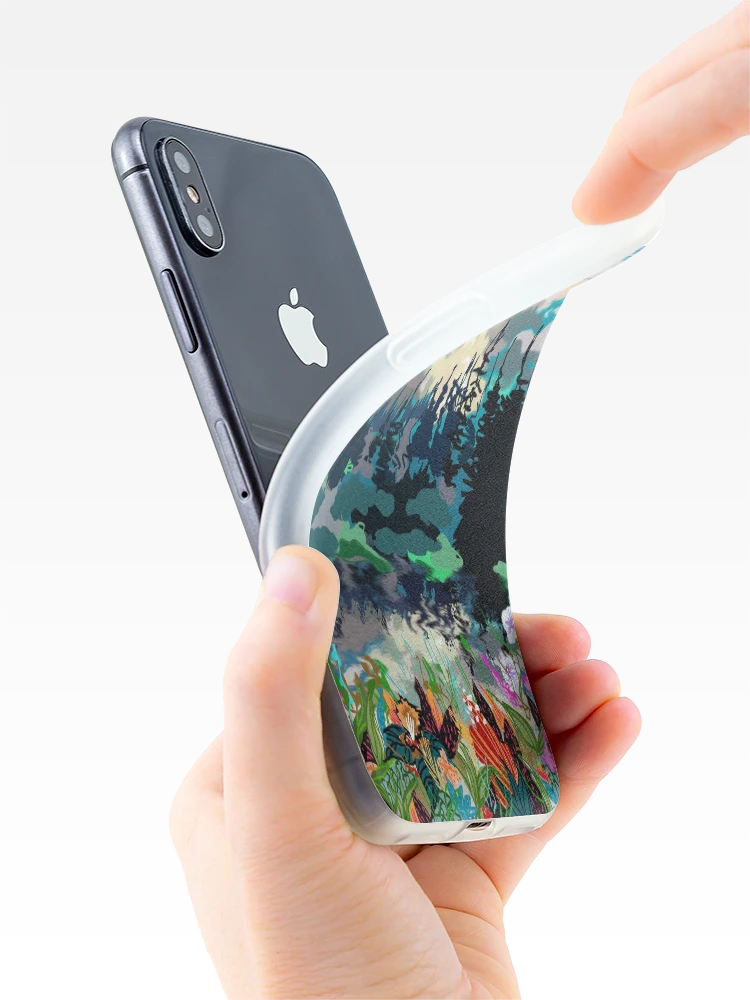 Imagen 4 de 5, Funda de iPhone con la obra Llegadas, diseñada y vendida por msneverstop.