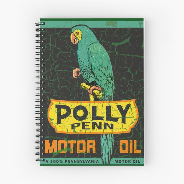 Item preview, Polly Penn Motor Oil Can Vintage Gas Petroliana Bird designed and sold by Mrmasterinferno.