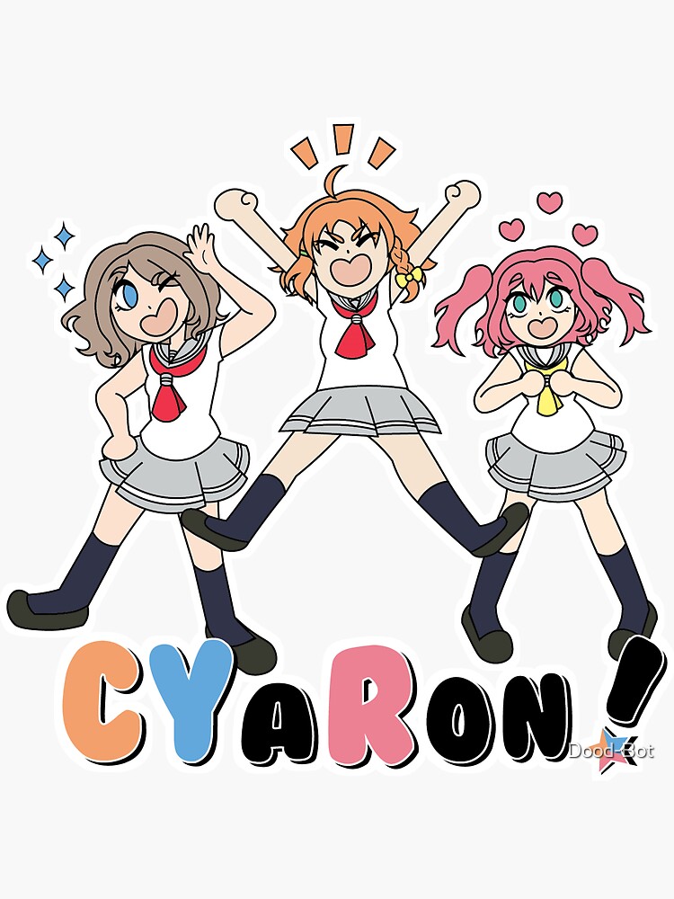 “CYaRon!” Sticker for Sale by Dood-Bot | Redbubble