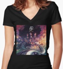 AJR BAND TOUR THE CLICK 2018 Women's Fitted V-Neck T-Shirt
