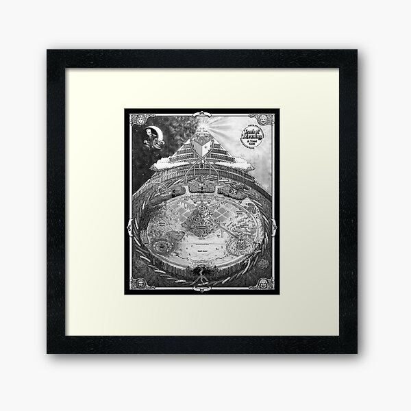 Land of Meaning Framed Art Print