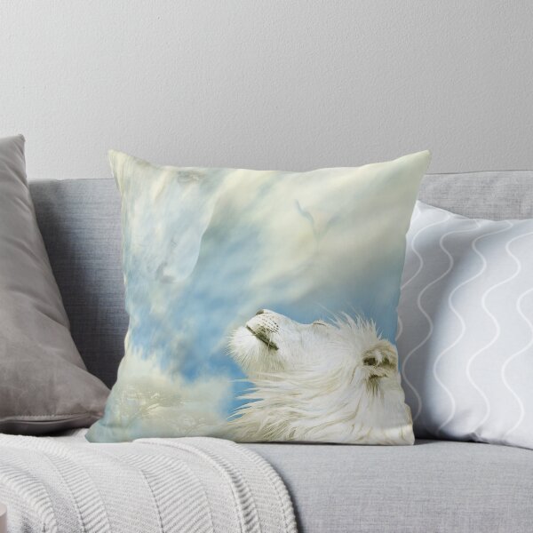 Item preview, White Lion - In The Wild Wind designed and sold by Carol  Cavalaris.
