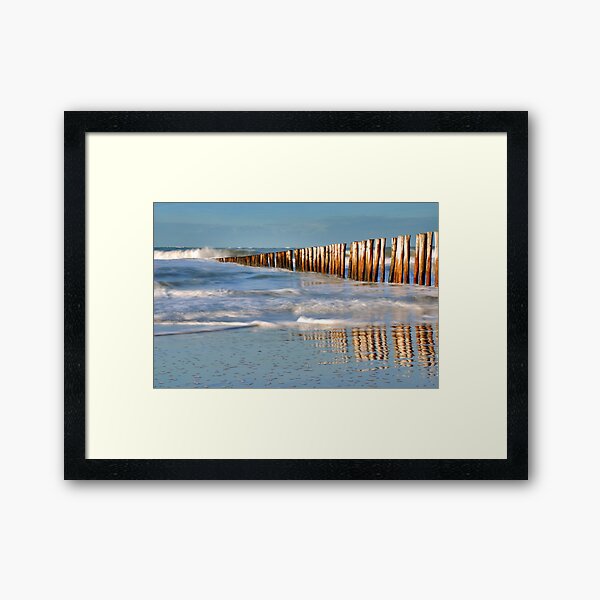 Welcome on the RedBubble Beach.......! Framed Art Print