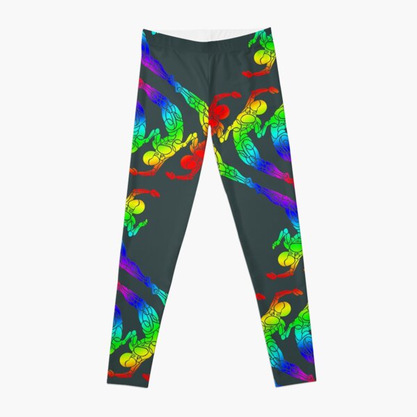 Pride Waves Pattern, Athlete Pride Leggings