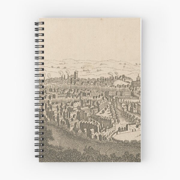 Item preview, Vintage Pictorial Map of Bristol England (1760) designed and sold by BravuraMedia.