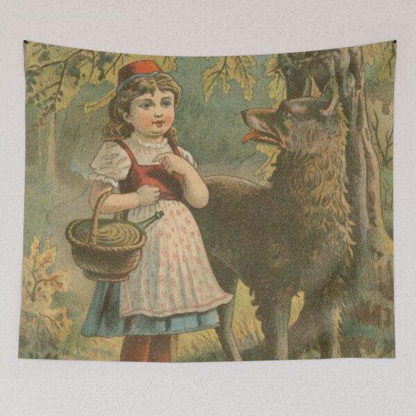 Item preview, Little Red Riding Hood And The Wolf designed and sold by NoShowMagazine.
