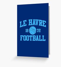 Le Havre Football Athletic College Style 2 Color Greeting Card