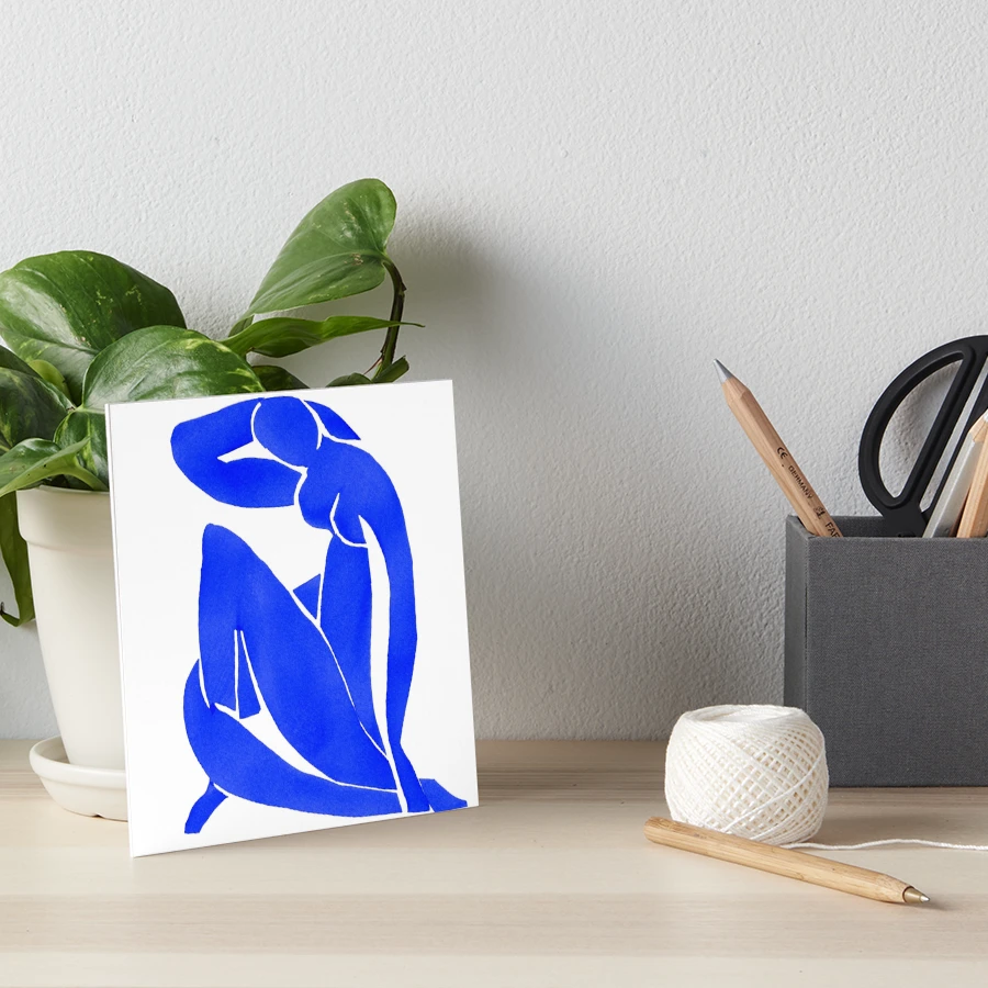 Poster Toile Henri Matisse - Nu Bleu 1 - Déco Salon/chambre 20x30 Cm - Impression Qualité Artistique