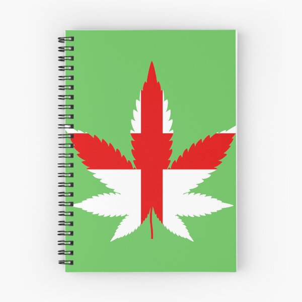 Item preview, England Flag Marijuana Symbol designed and sold by RagnarokDesigns.