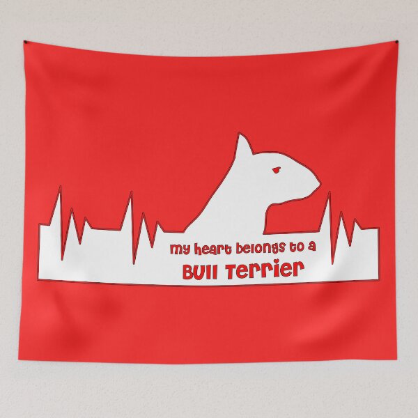 Item preview, My Heart Belongs to a Bull Terrier - Bullies Rule designed and sold by BulliesRule.
