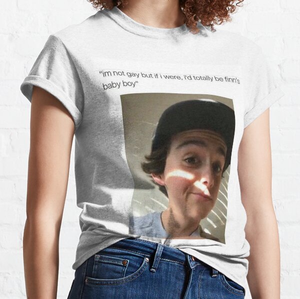 Custom Finn Wolfhard Merch Maternity Scoop Neck T-shirt By Custom