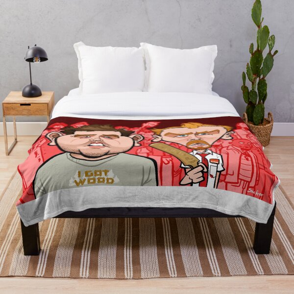 You've got red on you. Throw Blanket