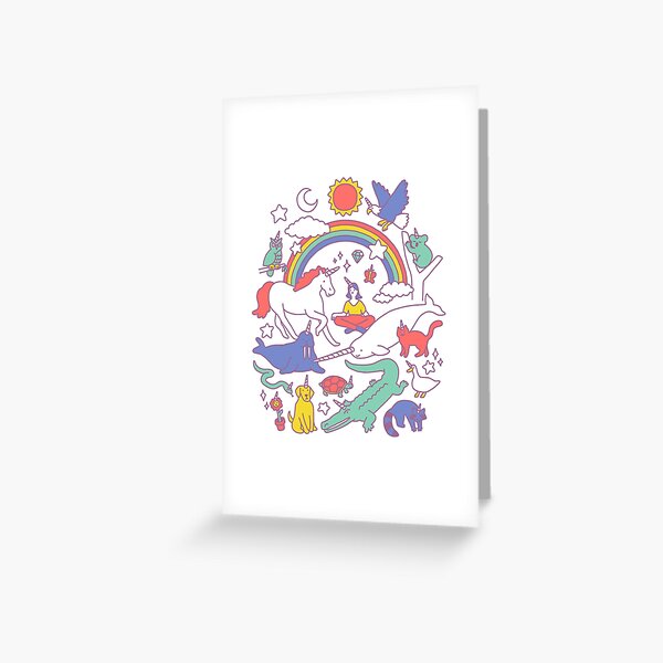 Unicorns! Greeting Card