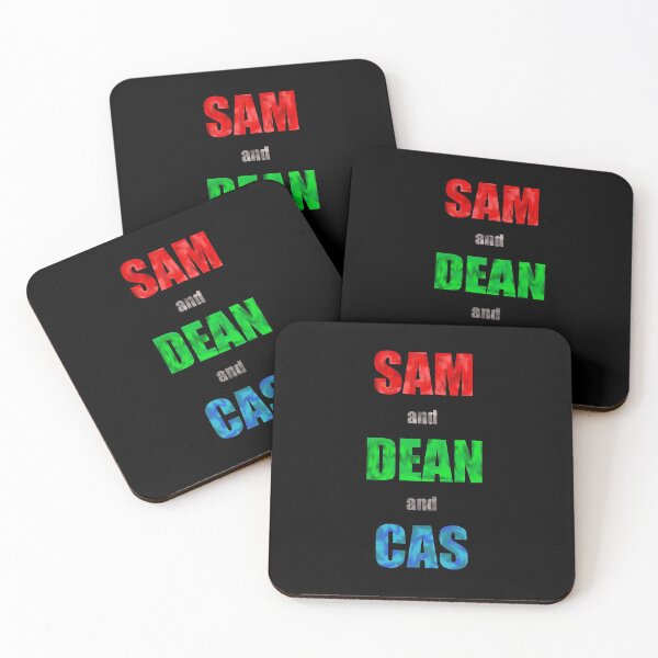 Item preview, SAM and DEAN and CAS designed and sold by Cosmic Cutenesss.