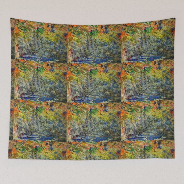 Item preview, "Fall Reeds in Stream" designed and sold by Robert Regenold's Art Shop.