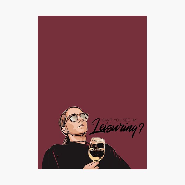 i'm leisuring Photographic Print