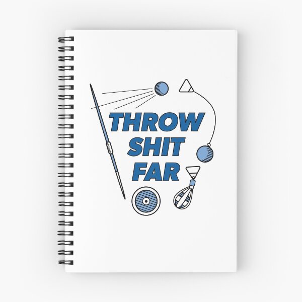 Item preview, Throw Shit Far - Blue designed and sold by Leah Dusterhoft.