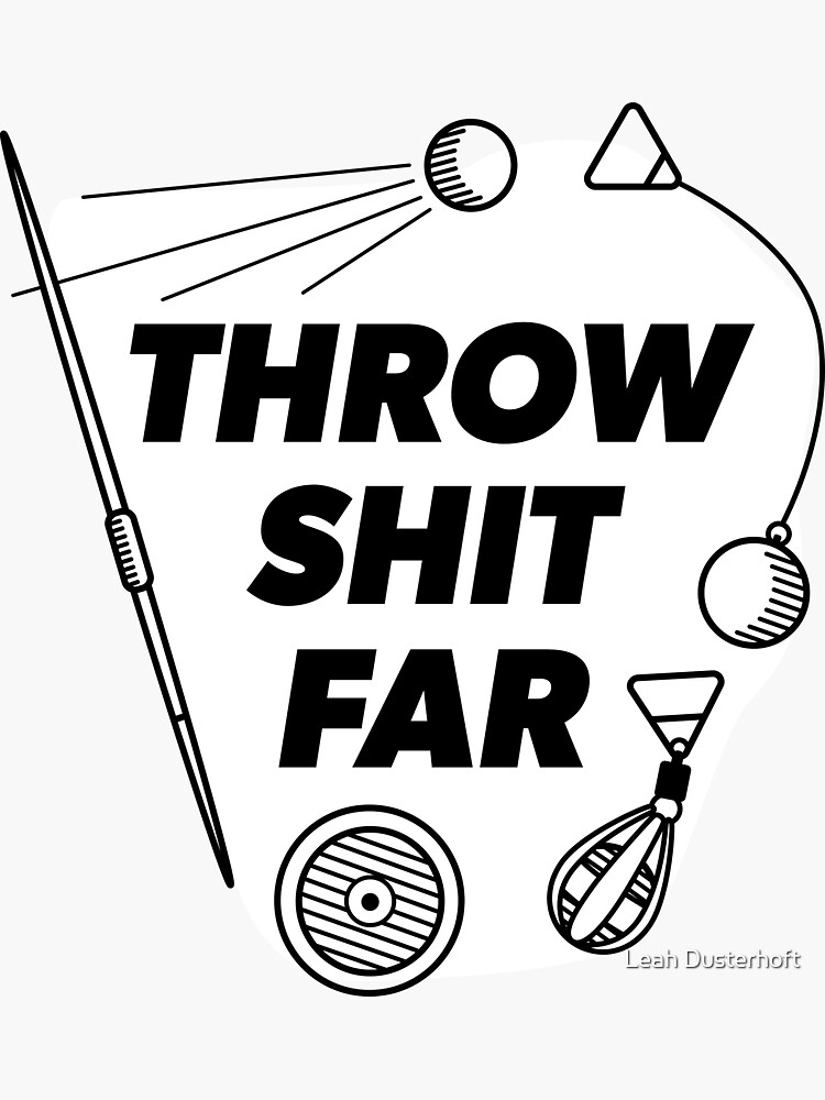 Throw Shit Far - Black & White by LDusterhoft