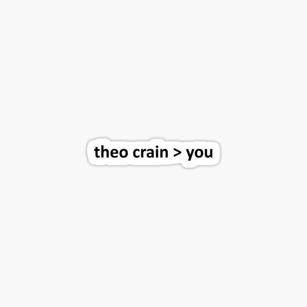 Sticker Theo Redbubble