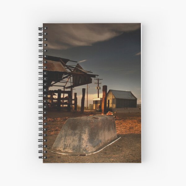 Worn and Discarded Spiral Notebook
