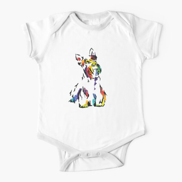 McDuff II the Scottish Terrier aka Scottie *dark Short Sleeve Baby One-Piece