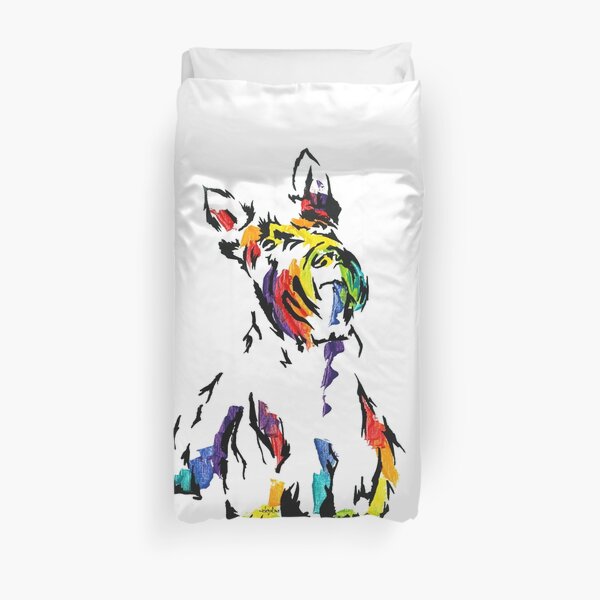 McDuff II the Scottish Terrier aka Scottie *dark Duvet Cover