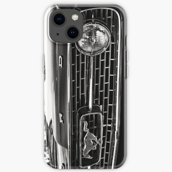 close up of Ford Mustang iPhone Soft Case